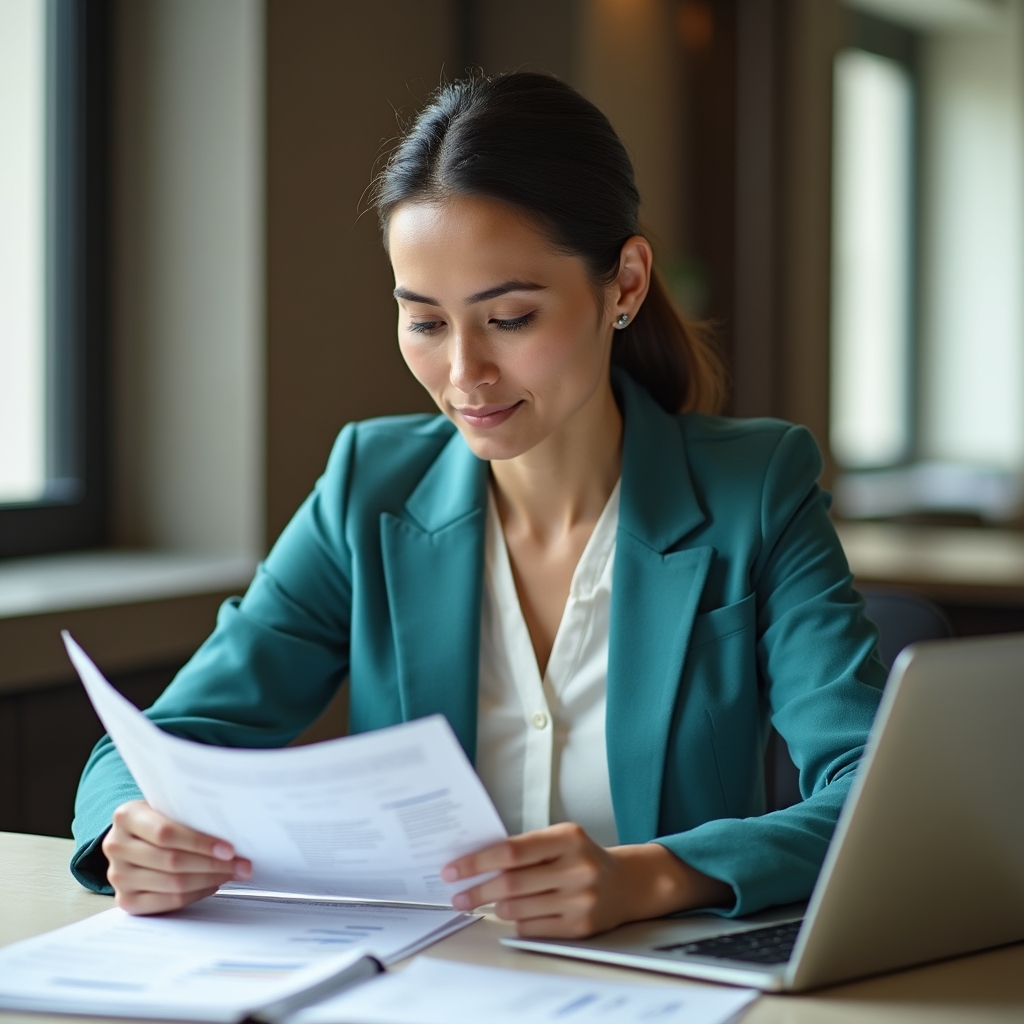 HR-специалист анализирует данные